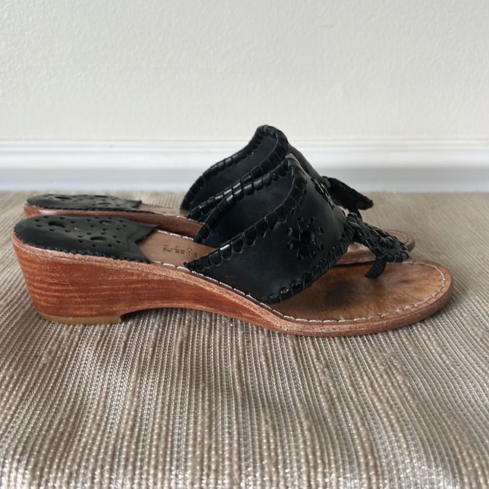 Jack Rogers Classic Palm Beach Heeled
Sandals Sz 5 women